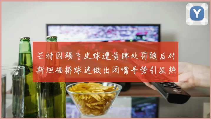 芒特因踢飞皮球遭黄牌处罚随后对斯坦福桥球迷做出闭嘴手势引发热议